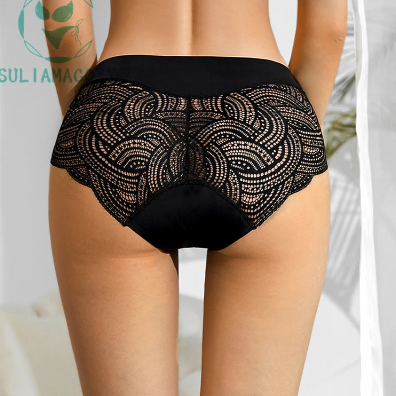 Lace Underwear - High-waisted Design for Plus Sizes