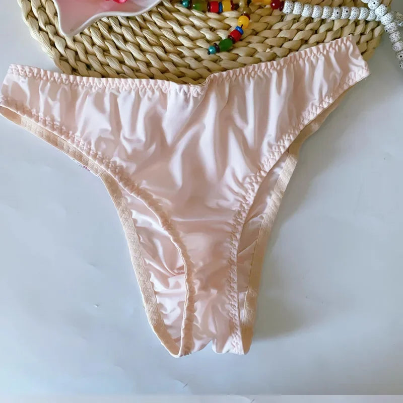 Man's Embroidered Lace Thong