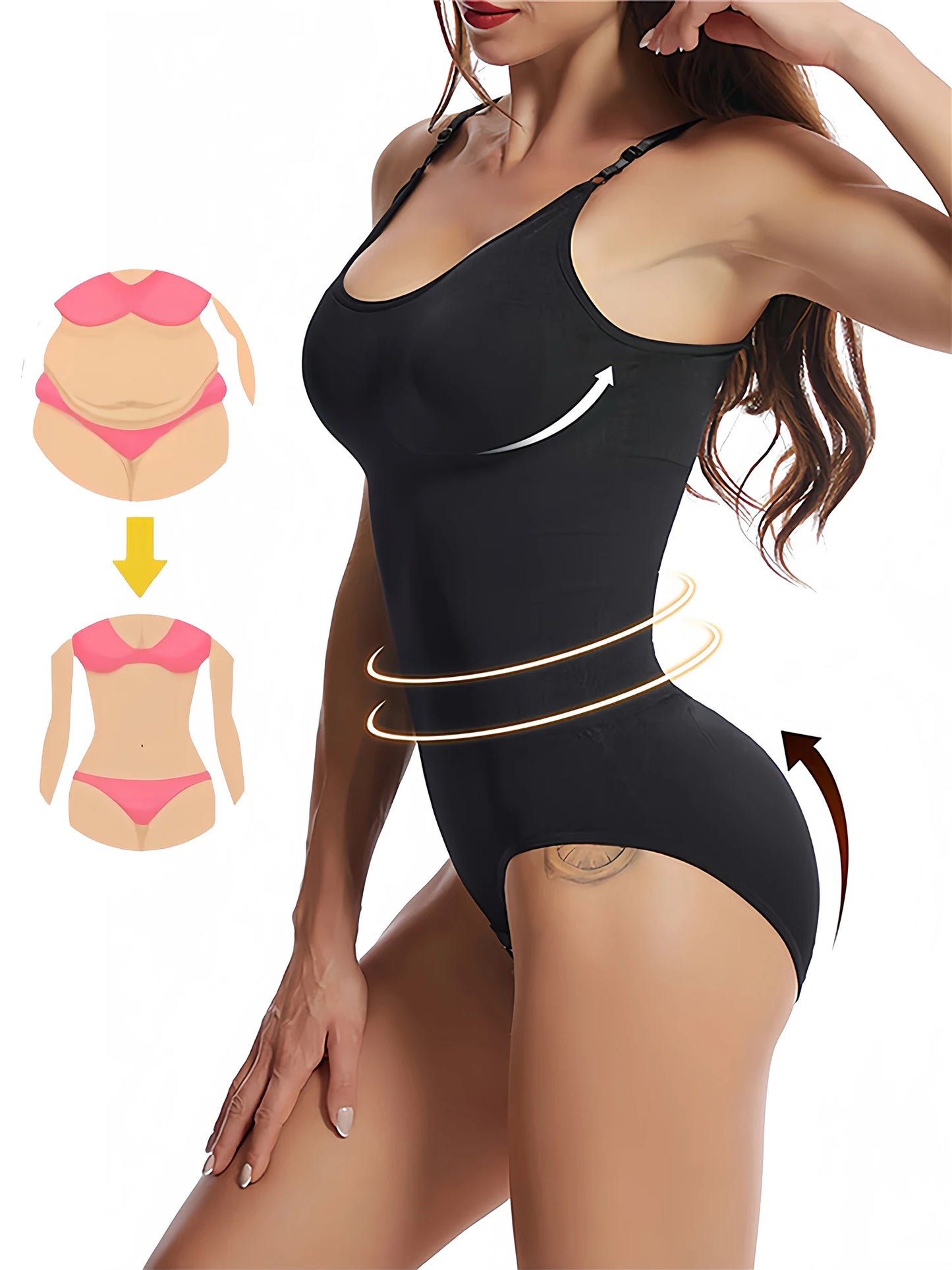Women Shapewear Bodysuit Seamless Tummy Control Panties Slimming Pants Body Lingerie Shaper Waist Trainer Ladies Slim Underwear