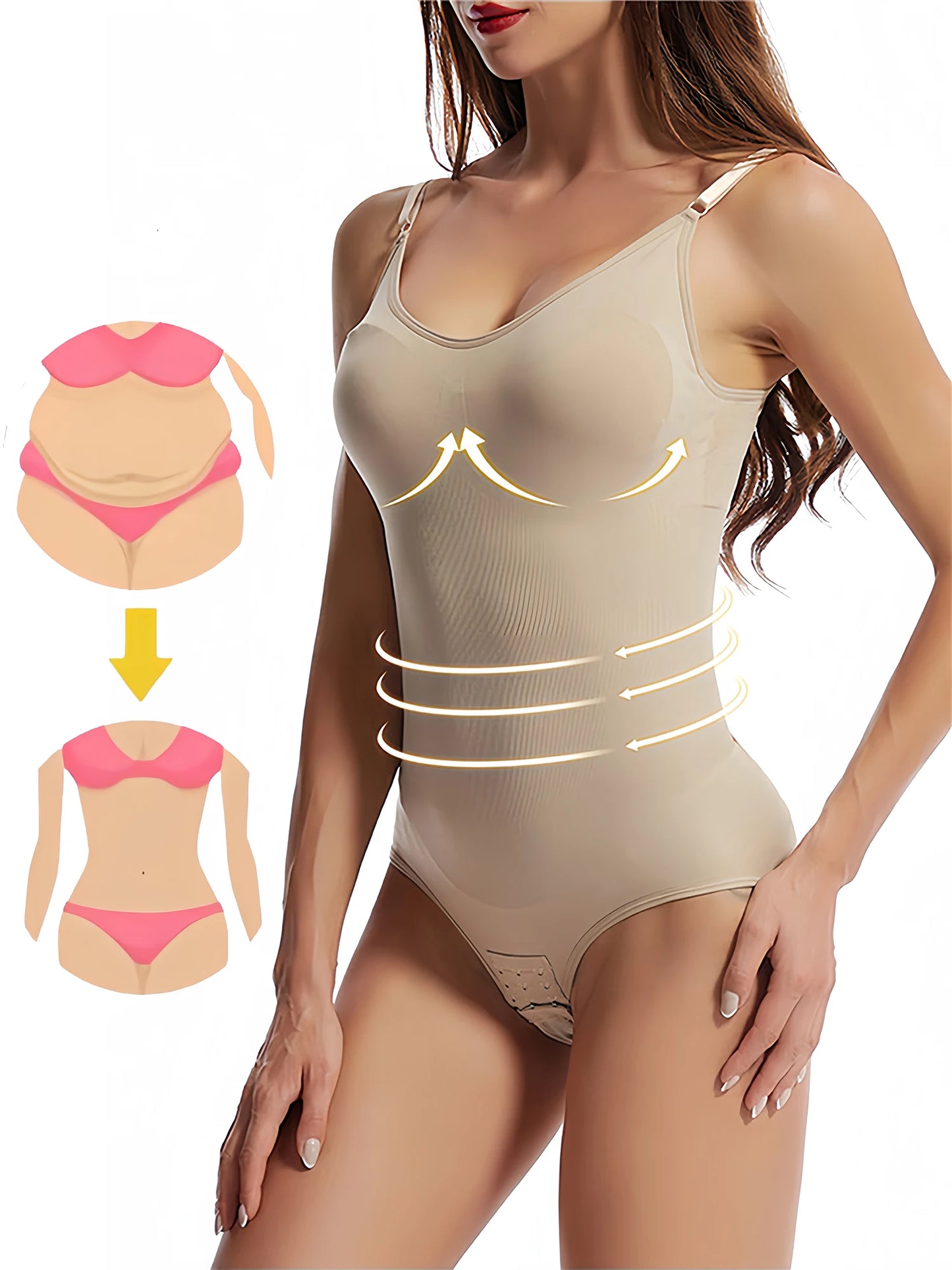 Women Shapewear Bodysuit Seamless Tummy Control Panties Slimming Pants Body Lingerie Shaper Waist Trainer Ladies Slim Underwear